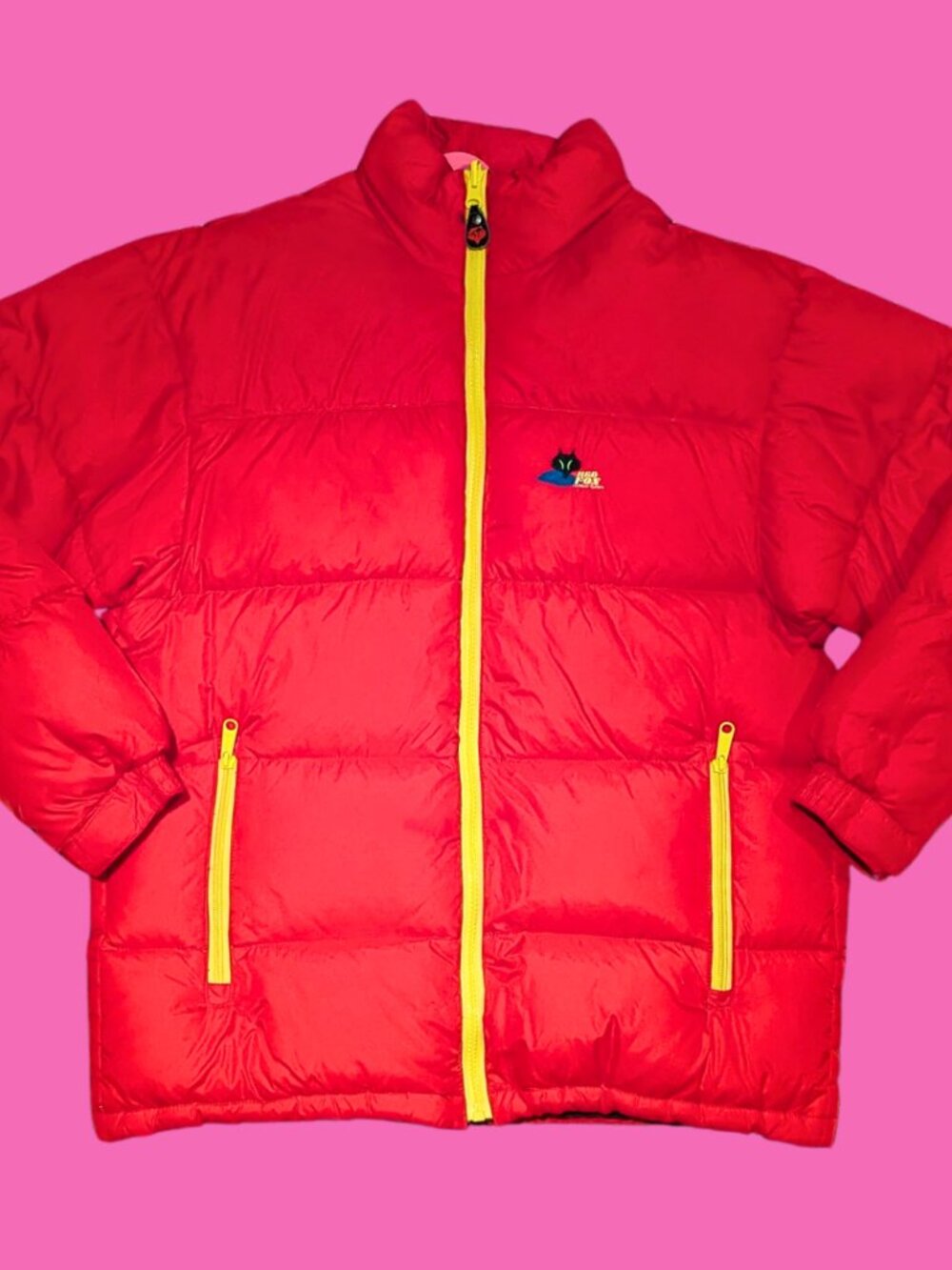 Red Bomber Jacket by Red Fox Outdoor System Size L